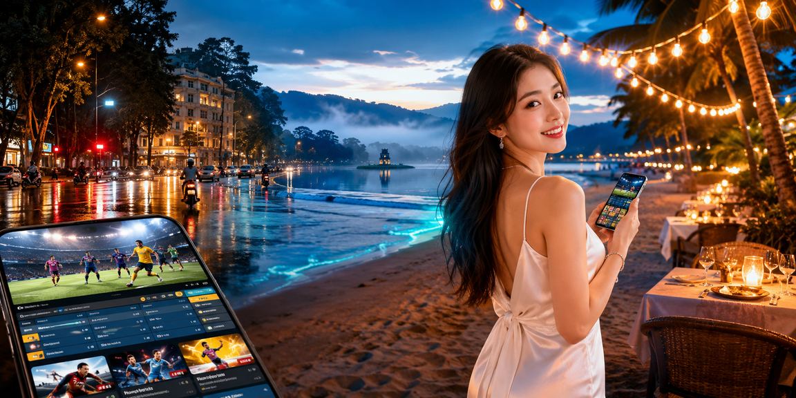 Khán giả đang theo dõi sự kiện thể thao trực tiếp trong không gian giải trí hiện đại